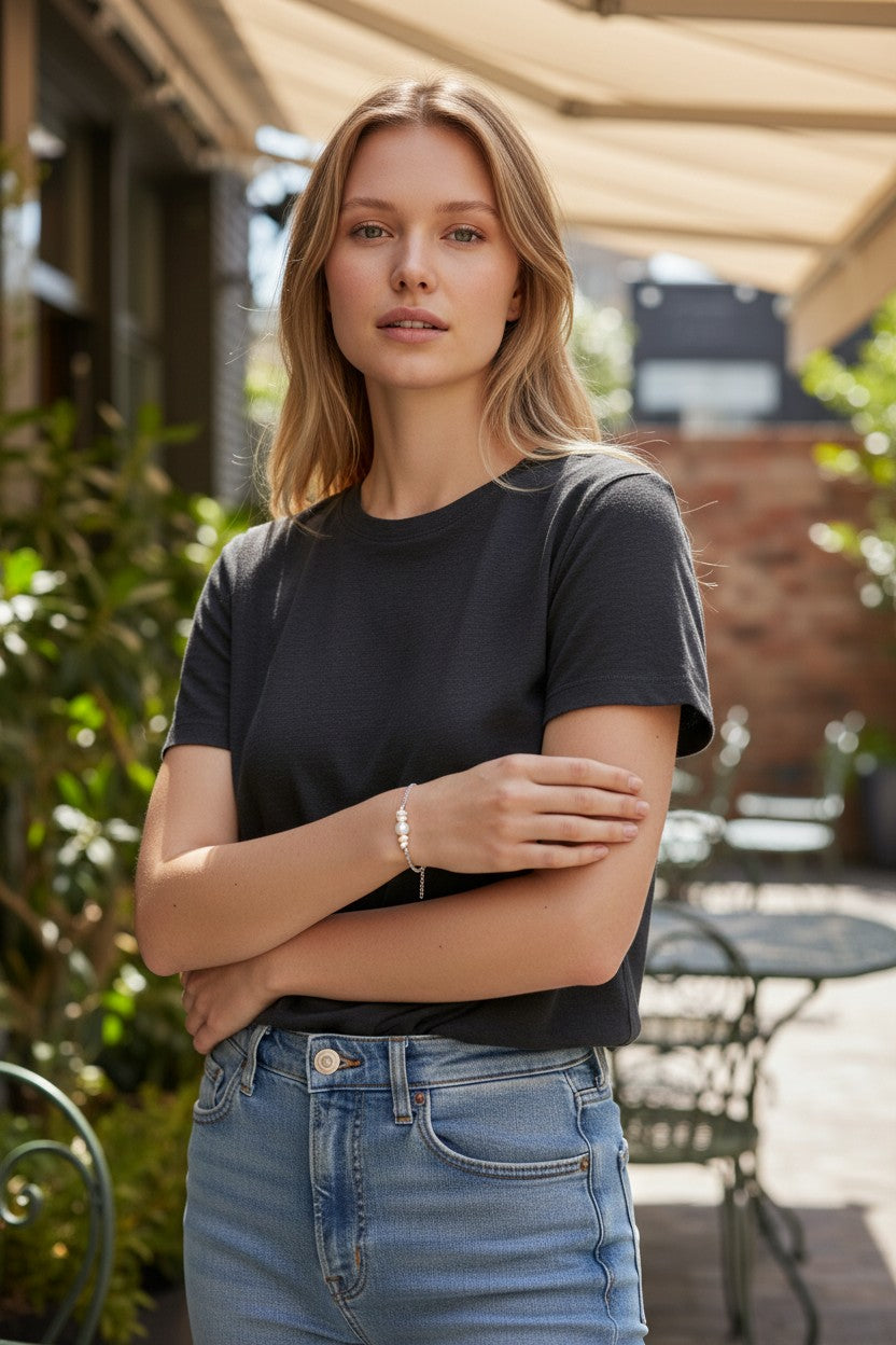 Bracelet en perle et coquillage femme adulte