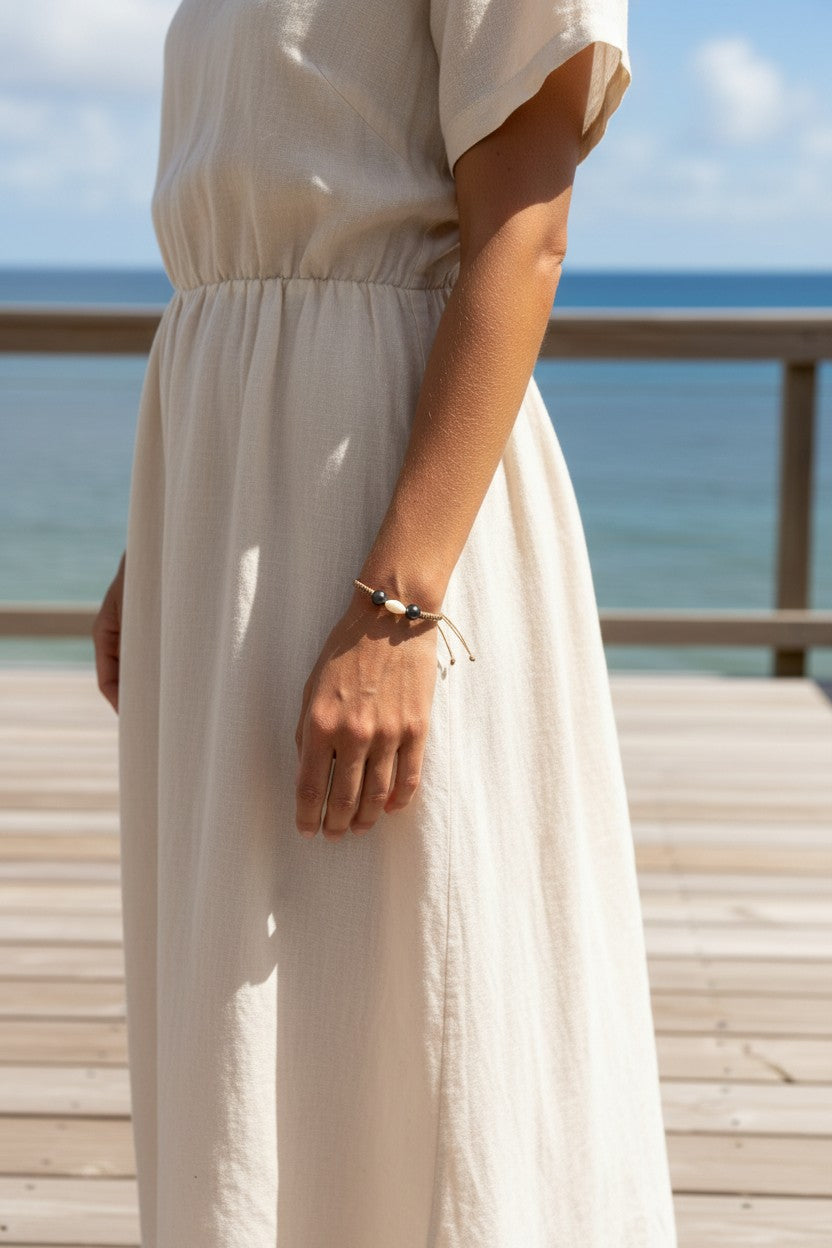 Bracelet en macramé, femme, adulte