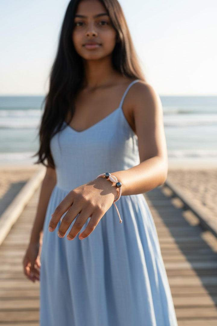 Bracelet en macramé, enfant