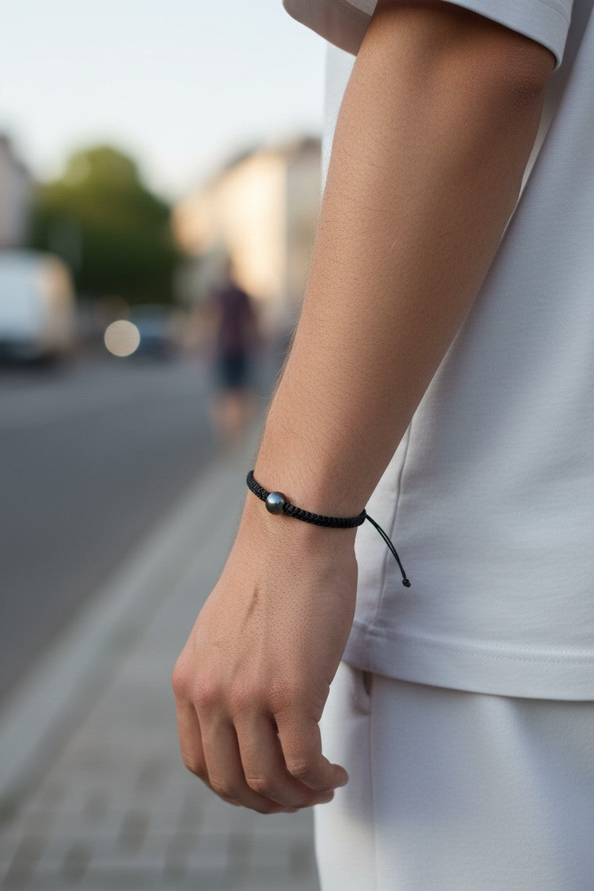 Bracelet en macramé homme