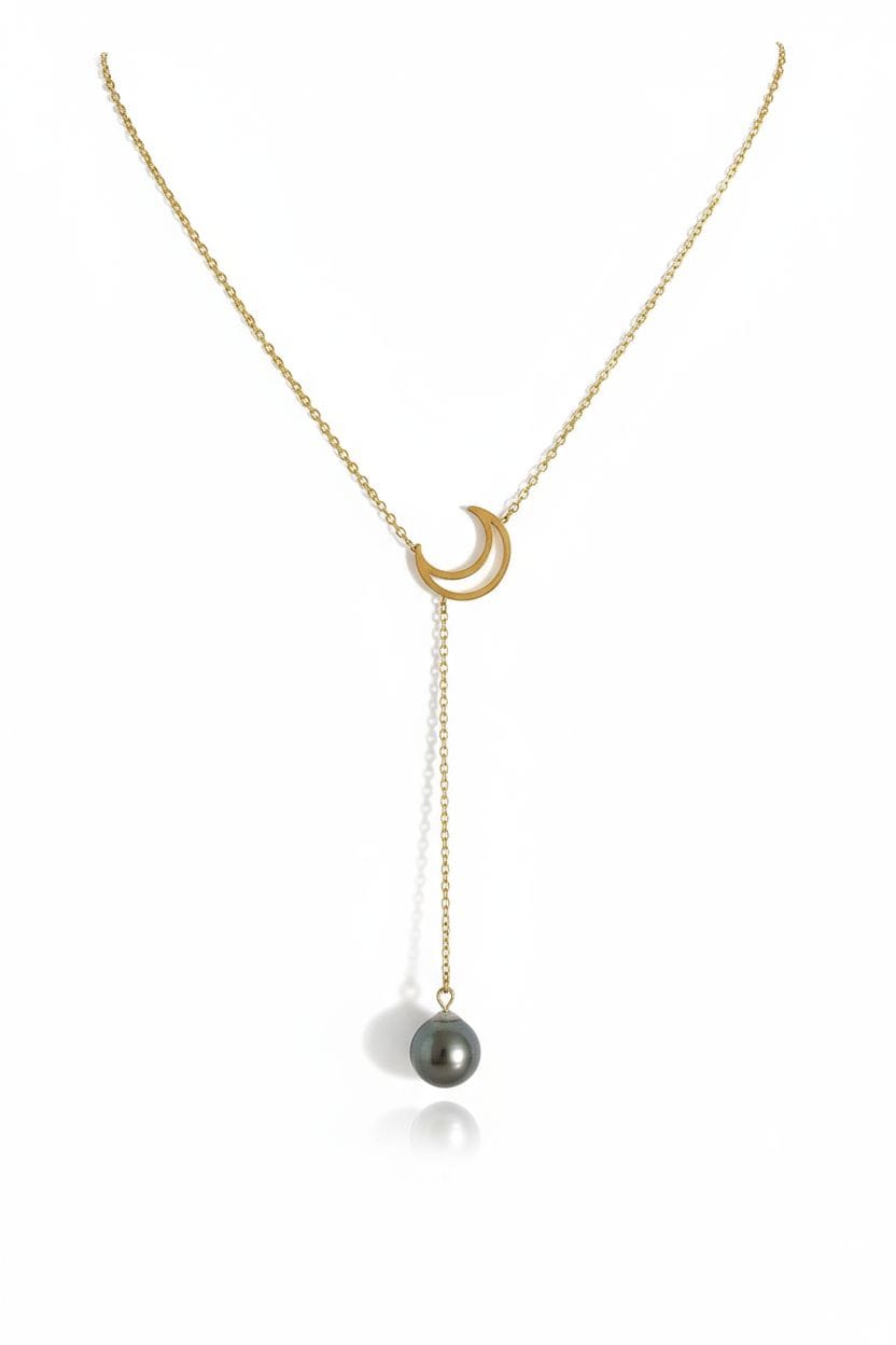 Collier personnalisé Lune & Perle
